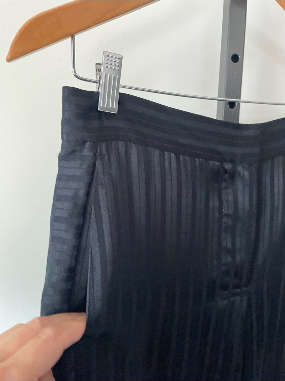 NEW Wilfred Chablais Silk Rayon Wide Leg Pant Striped Size 8 Medium NWOT - Picture 7 of 13